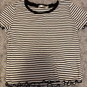 Black & White Stripped Top